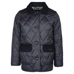 Barbour Bragar Ladies Quilted Jacket - Black/Ancient Limited Time Steal Price Drop Alert