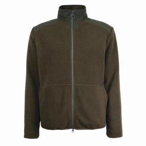 Limited Time Offer Big Sale Today Barbour Country Fleece Jacket Olive
