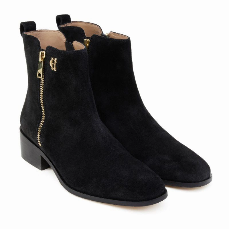 Holland Cooper Zip Chelsea Ladies Boot - Black Save Big Today Limited Stock Offer