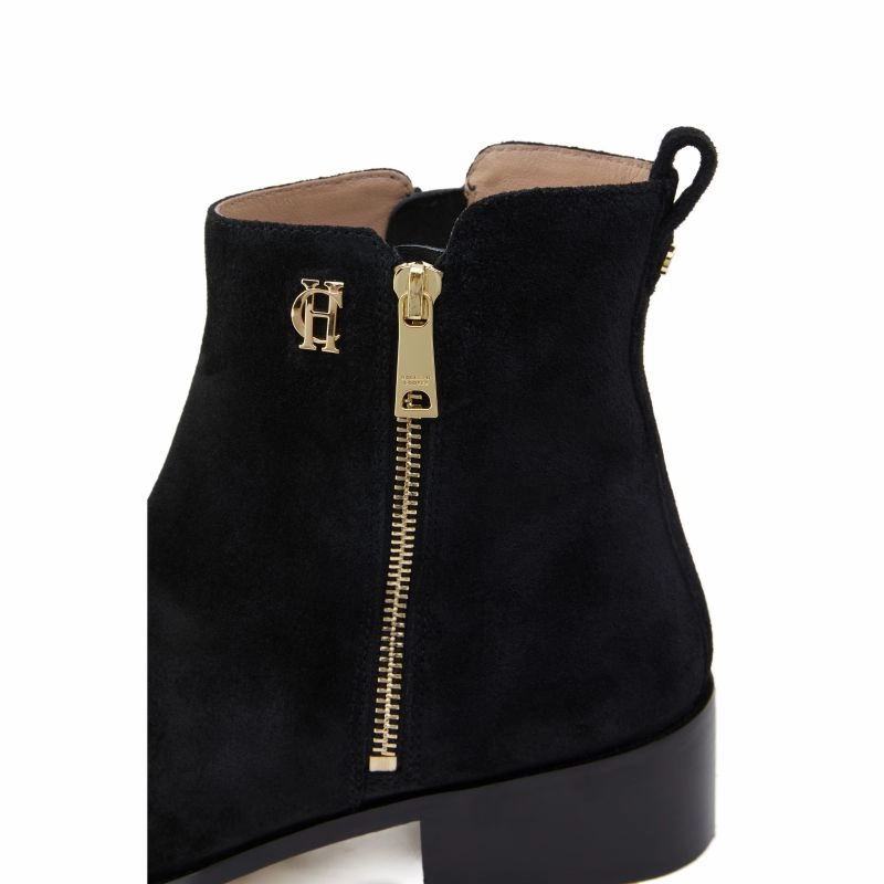 Holland Cooper Zip Chelsea Ladies Boot - Black Limited Stock Alert Trending Offer Today