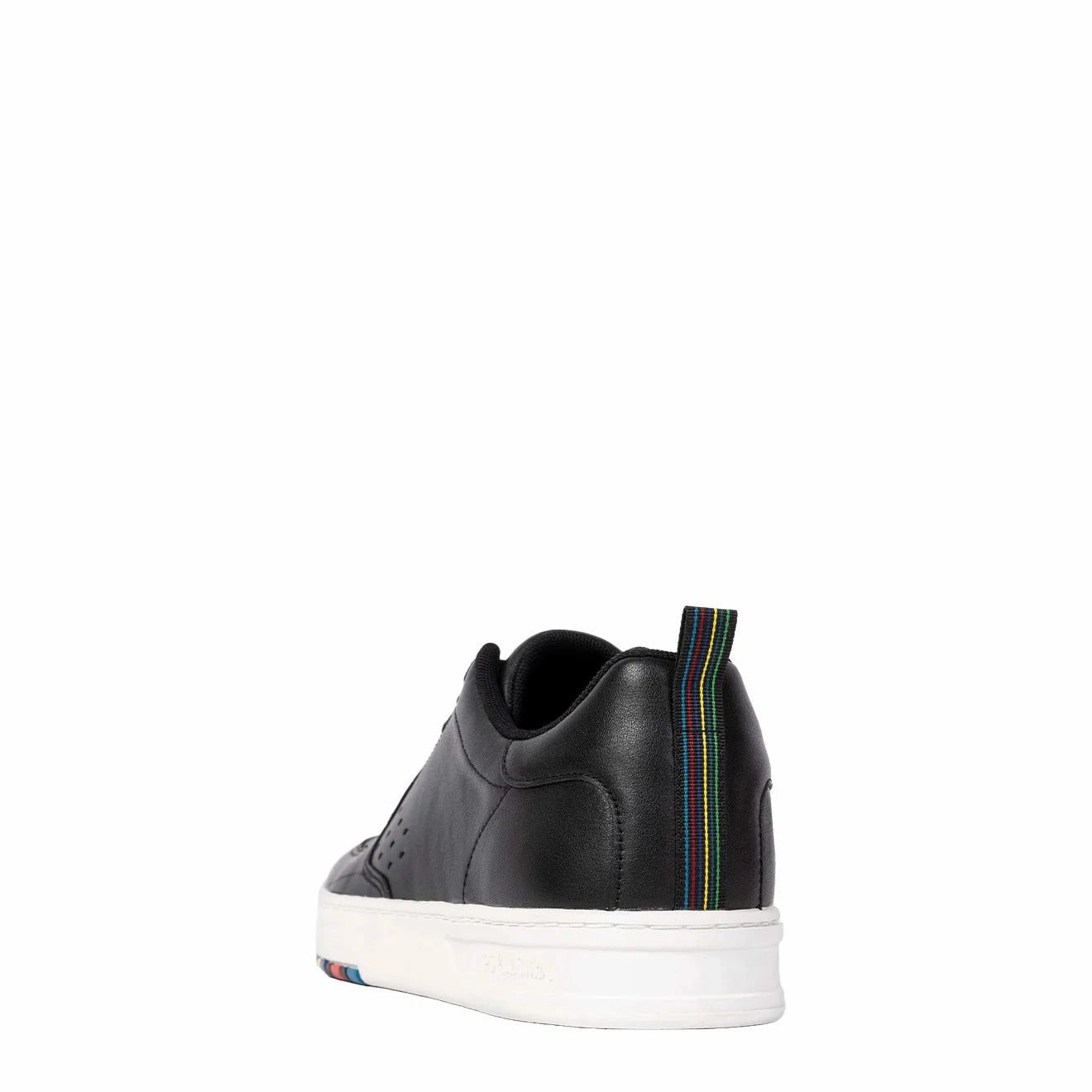 Paul Smith Leather 'Cosmo' Trainers Black Mega Discount Event
