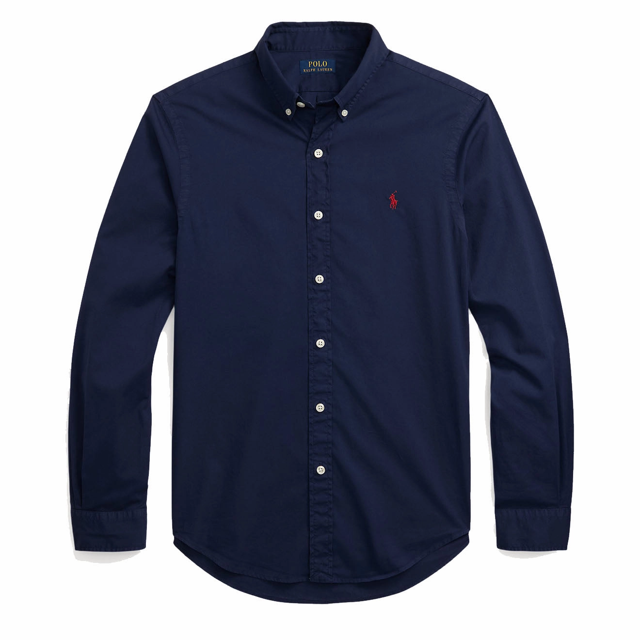 Dont Miss Todays Deal Weekend Flash Offer Polo Ralph Lauren Slim Fit Twill Shirt Newport Navy