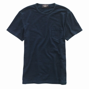 Shop the Best Deals Exclusive Deal Inside Rrl By Ralph Lauren Pocket T-Shirt Indigo