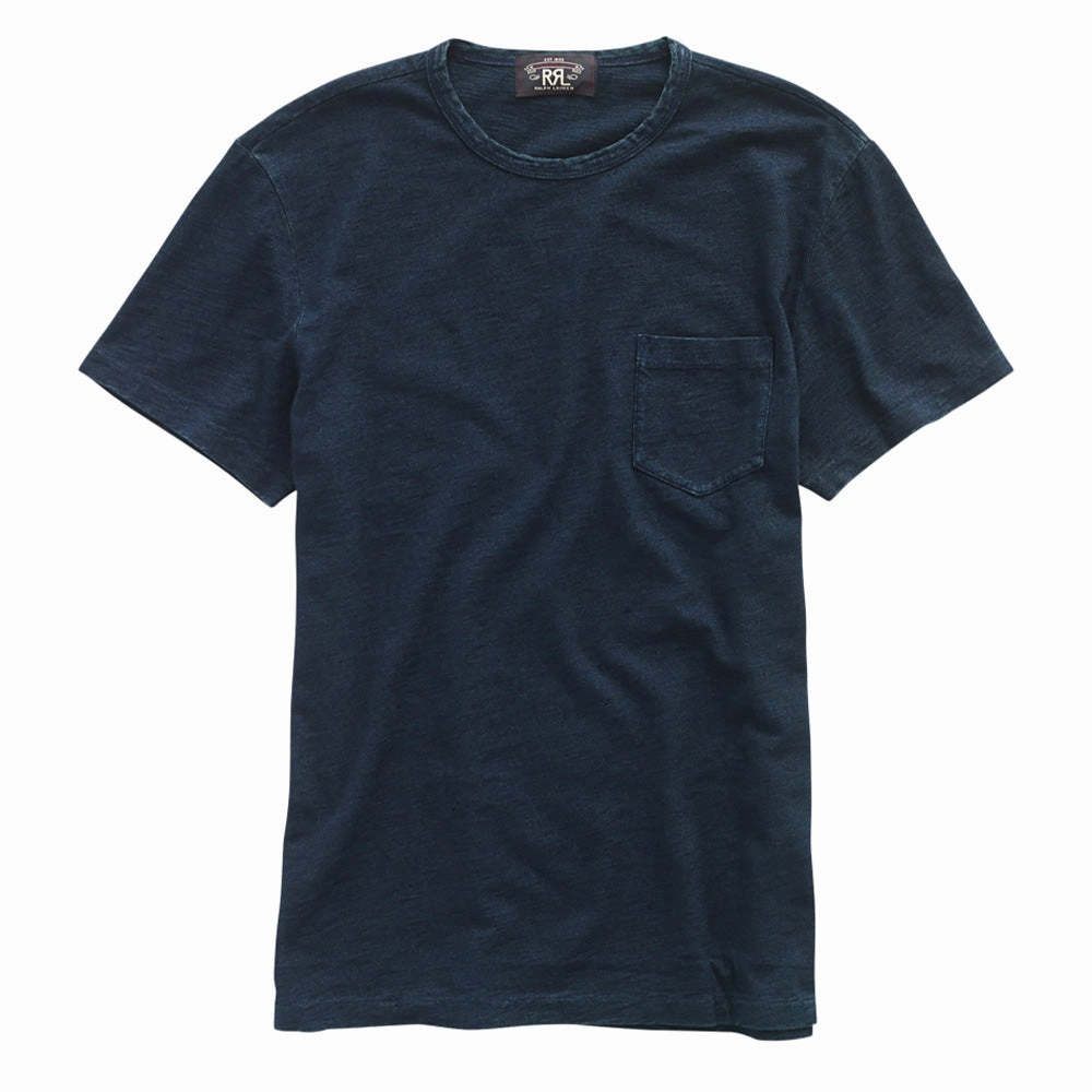 Rrl By Ralph Lauren Pocket T-Shirt Indigo Hot Pick Online