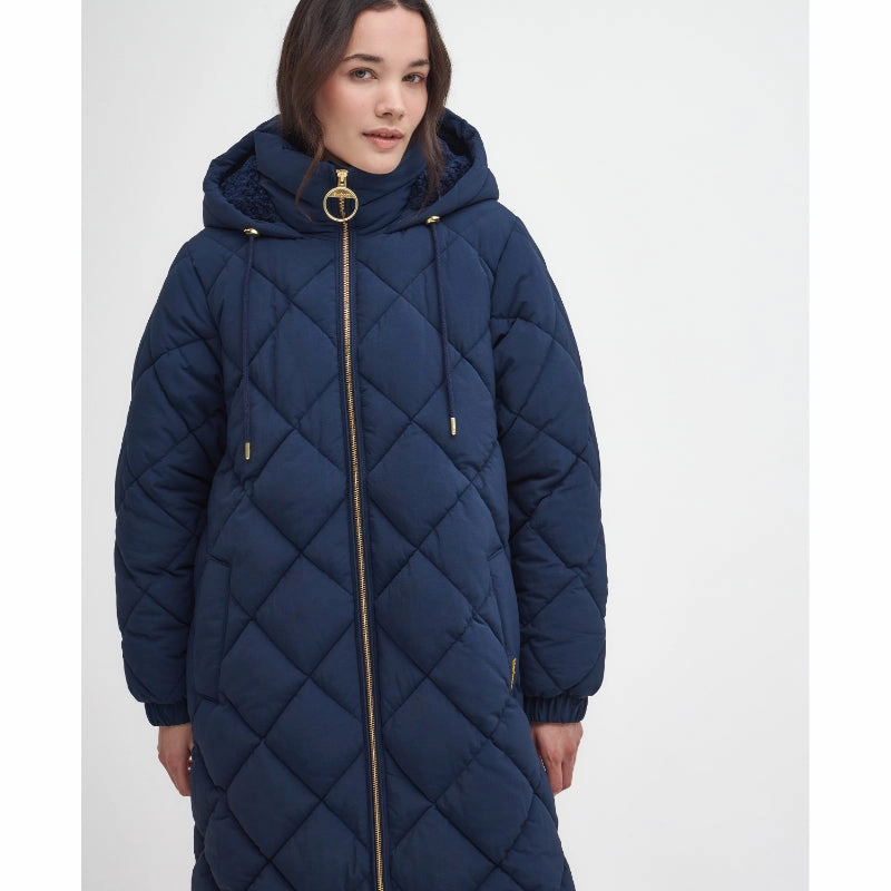 Dont Miss Todays Deal MustHave Deal Barbour Kirkton Ladies Puffer Jacket - Navy/Classic