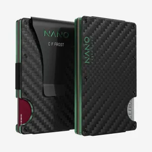 005 Personalised Money Clip Wallet (Stealth Black/Viper Green) Limited Time Sale