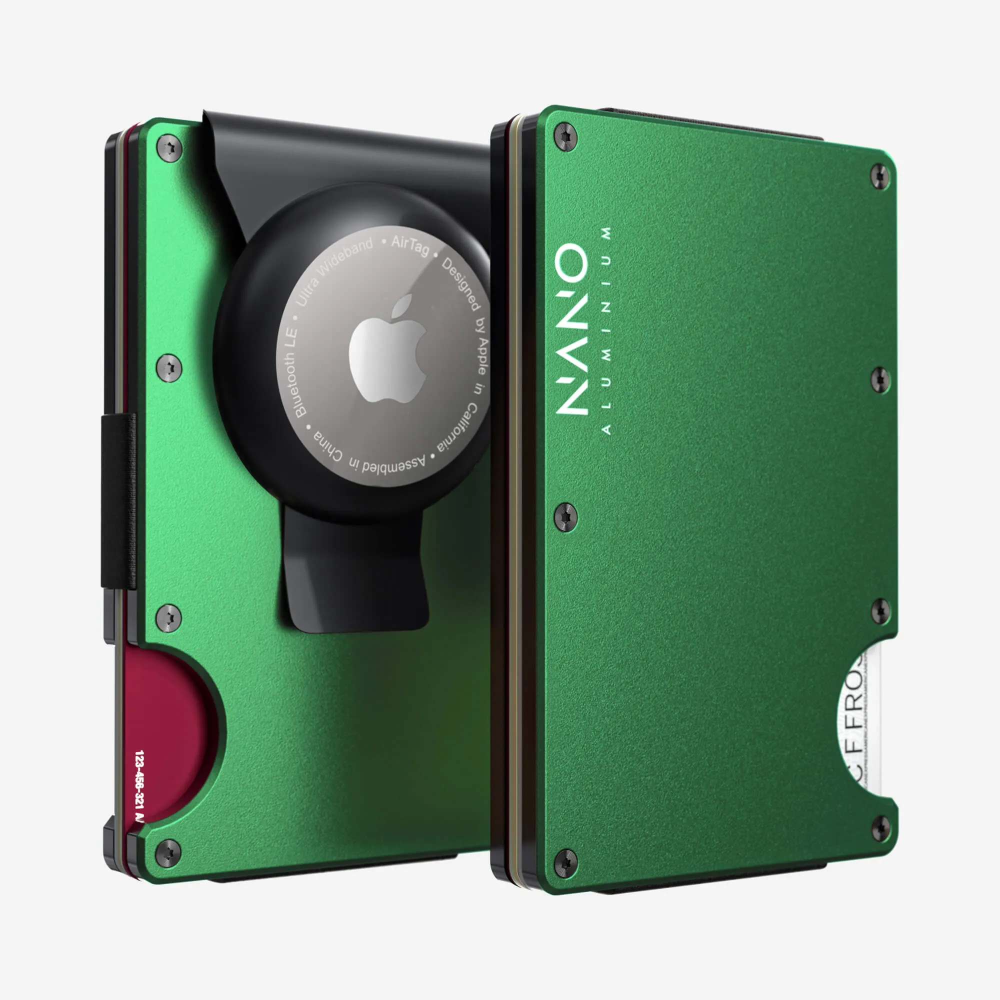 Mega Sale Now Airtag Money Clip Wallet (Viper Green)