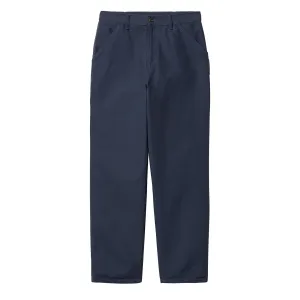 Carhartt Wip Single Knee Pant Blue Rinsed Perfect Gift Offer Limited Stock Offer