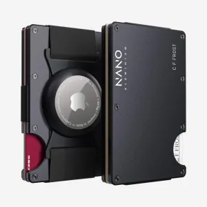 Personalised Airtag Cash Strap Wallet (Titan Gunmetal) Dont Miss Big Savings Sweet Deal Inside