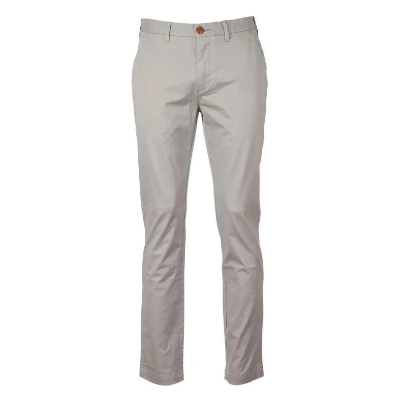 Barbour Neuston Essential Mens Chino Trousers - Stone Flash Deal Alert