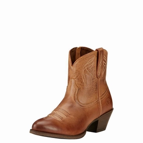 Ariat Darlin Ladies Western Ankle Boot - Burnt Sugar Gift Ideas Galore Exclusive Online Discount