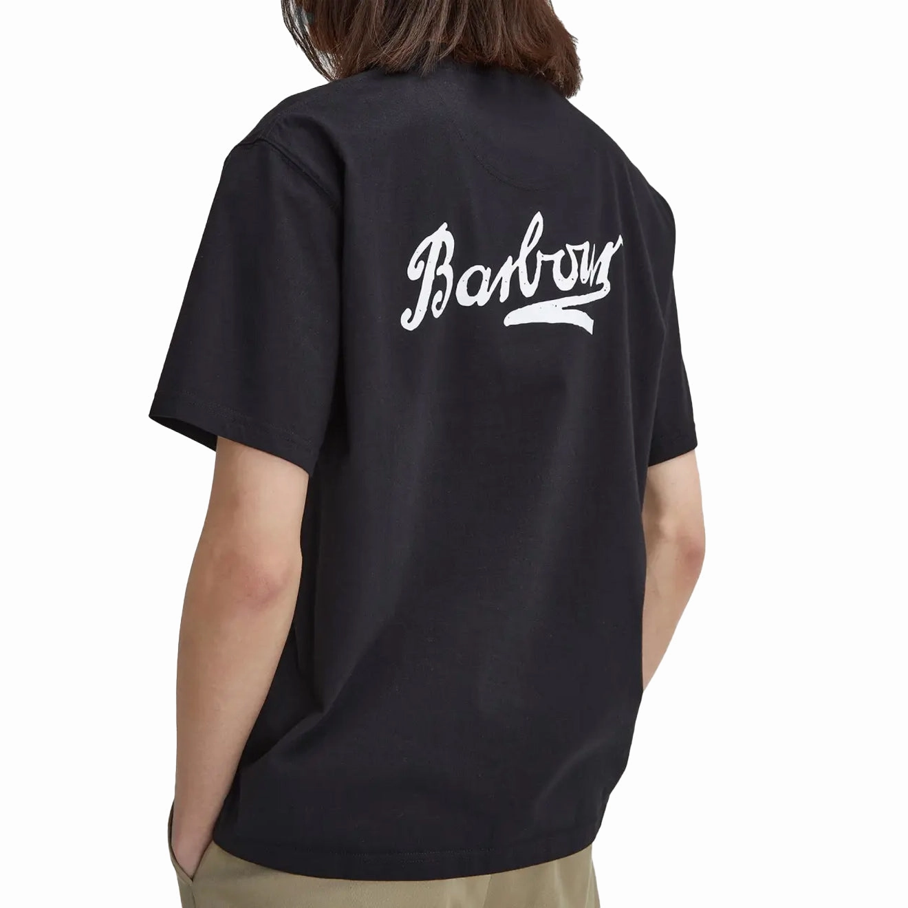 Today Only Savings Barbour Bowery Oversized Graphic T-Shirt Black