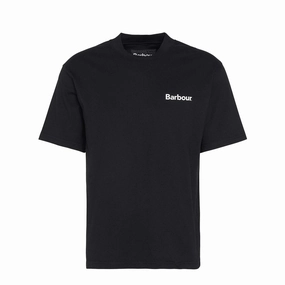 Barbour Bowery Oversized Graphic T-Shirt Black Online Exclusive Savings Limited Stock Hot Deal