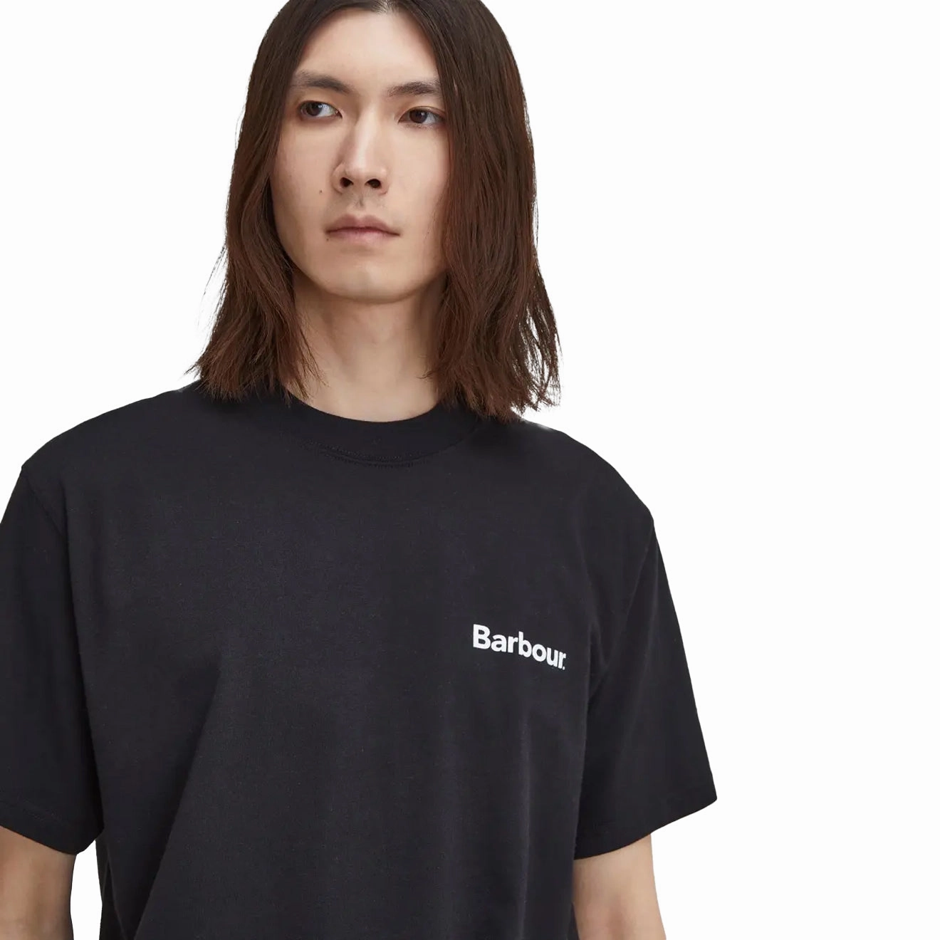 Barbour Bowery Oversized Graphic T-Shirt Black Special Deals Online