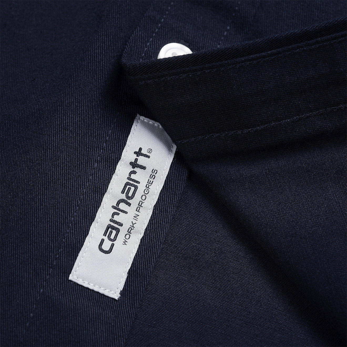 Clearance Steal Today Deal of the Day Carhartt Wip L/S Madison Shirt Dark Navy / White