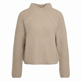 Hot Price Drop Barbour Womens Rhonda Knitted Jumper Honey