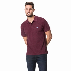 Today Only Discount Rodd & Gunn Gunn Mens Polo Shirt - Garnet