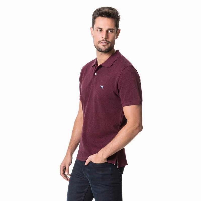 Shop Grab Offer Rodd & Gunn Gunn Mens Polo Shirt - Garnet