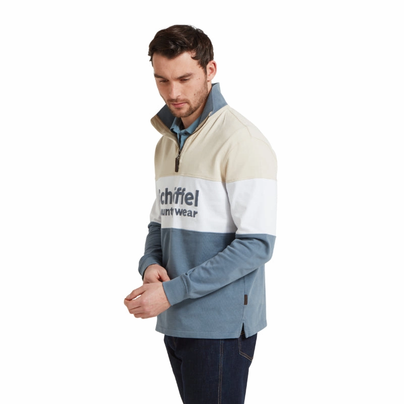 Schoffel Exeter Heritage 1/4 Zip Jumper - Stone Trendy Picks Today Best Seller Deal
