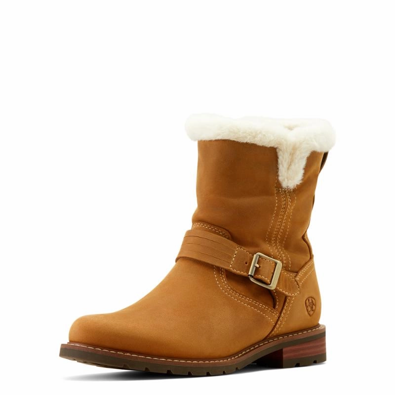 Ariat Savannah Sherpa Waterproof Ladies Boot - Carmel Tan Exclusive Savings Event Special Offer Inside