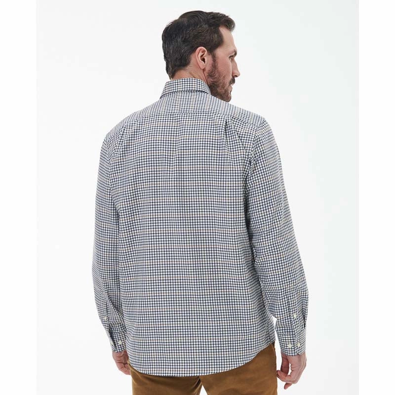 Mega Hot Offer Todays Hot Savings Barbour Henderson Thermo Weave Mens Shirt - Whisper White