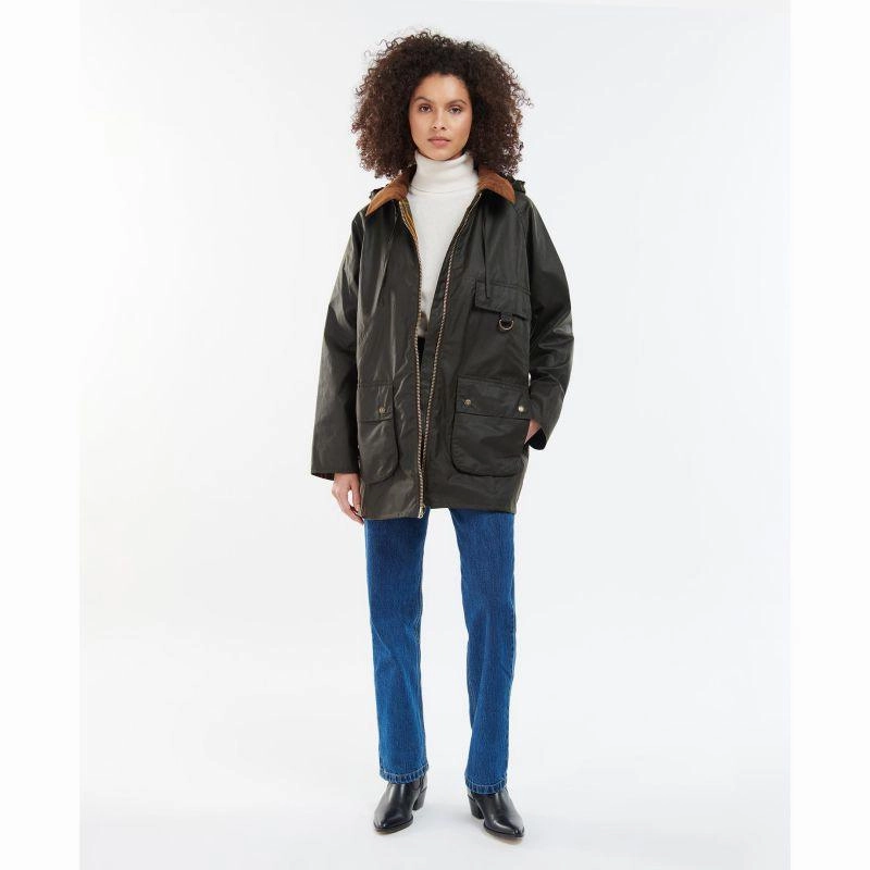 Hot Item Clearance Hot Pick Sale Barbour Highclere Ladies Wax Jacket - Olive