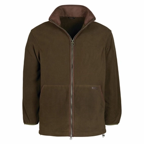 Clearance Event Alert Barbour Oakmoor Fleece Jacket Olive