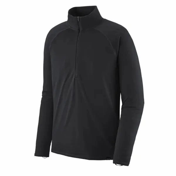 Patagonia Capilene Midweight Zip Neck Black Hot Savings Alert