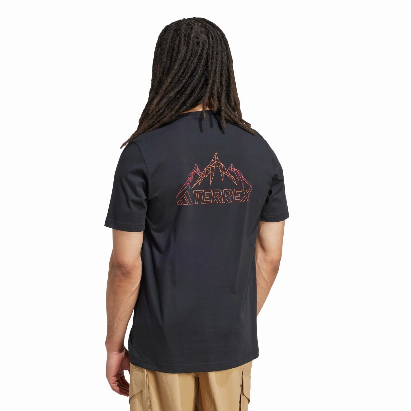Adidas Terrex Graphic T-Shirt Black / Semi Impact Orange Shop Save Today