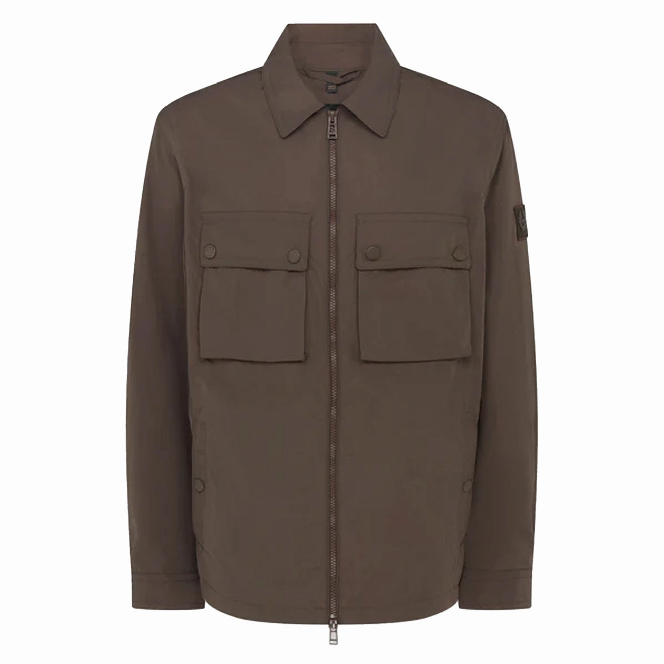 Belstaff Tourer Overshirt Army Olive Todays Special Picks Shop the Savings