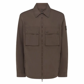 Belstaff Tourer Overshirt Army Olive Todays Special Picks Shop the Savings