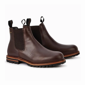 Dubarry Offaly Gore-Tex Mens Waterproof Chelsea Boot - Mahogany Flash Sale Now