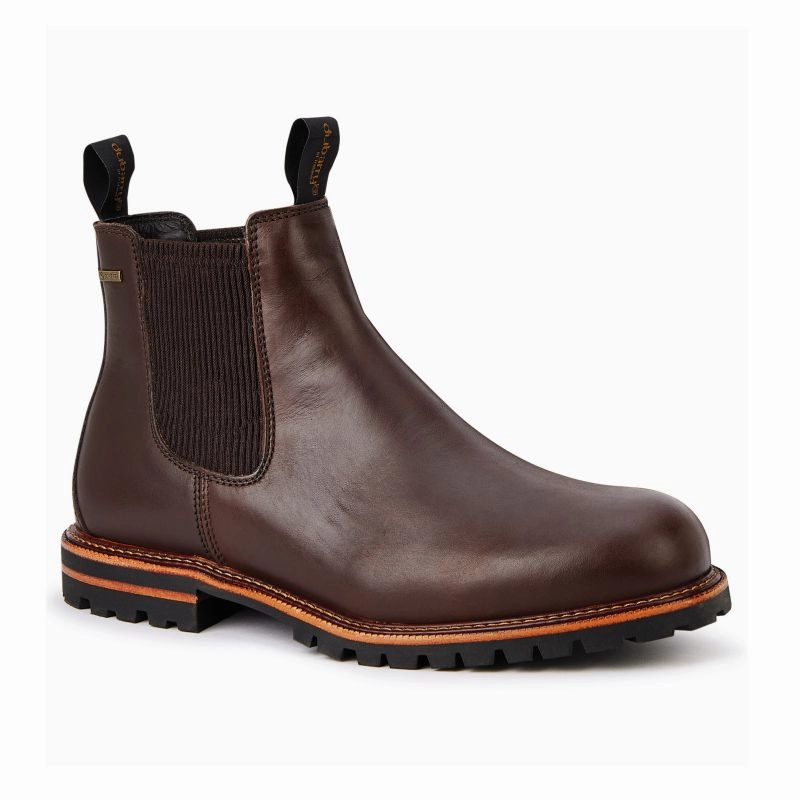 Dubarry Offaly Gore-Tex Mens Waterproof Chelsea Boot - Mahogany Hot Sale Frenzy Online Exclusive Steal