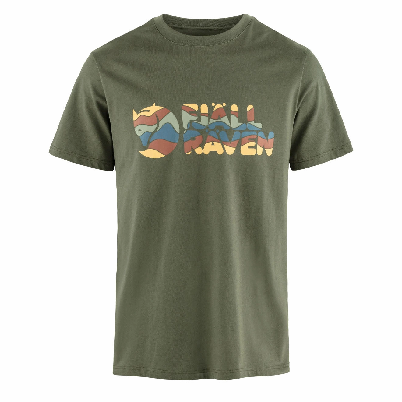 Fjallraven Multicolor Logo T-Shirt Laurel Green MustHave Steals