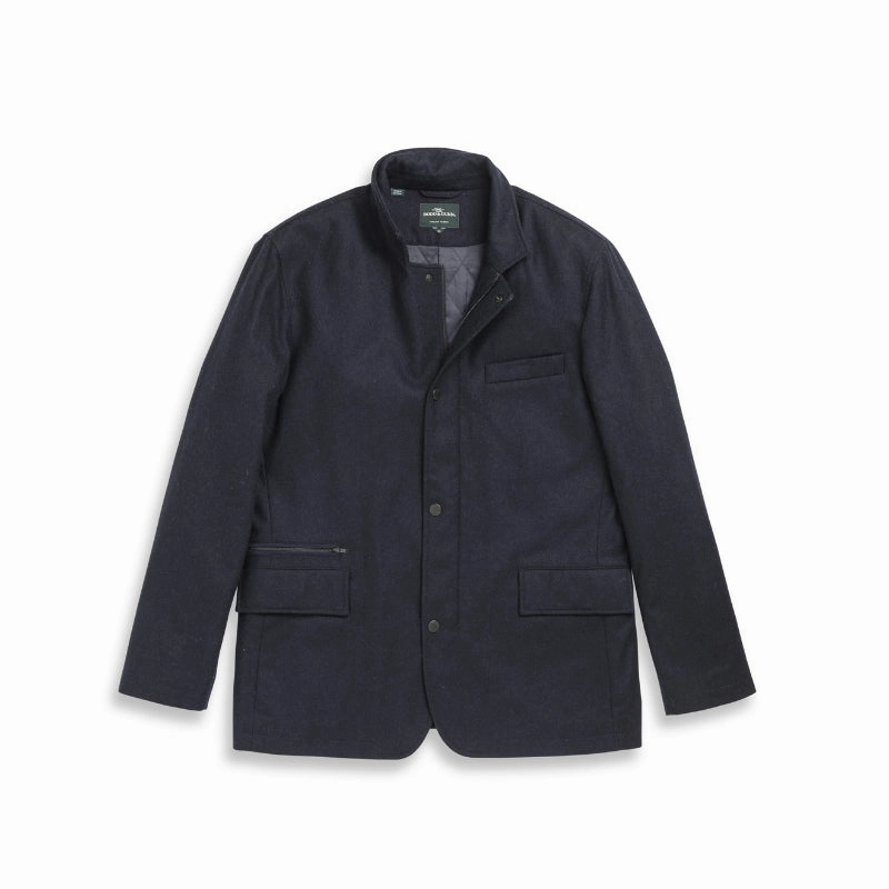 Rodd & Gunn Longbush Mens Coat - Navy Unmissable Deal Today Dont Miss These Savings