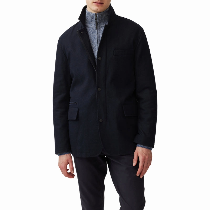 Instant Discount Todays Hot Savings Rodd & Gunn Longbush Mens Coat - Navy