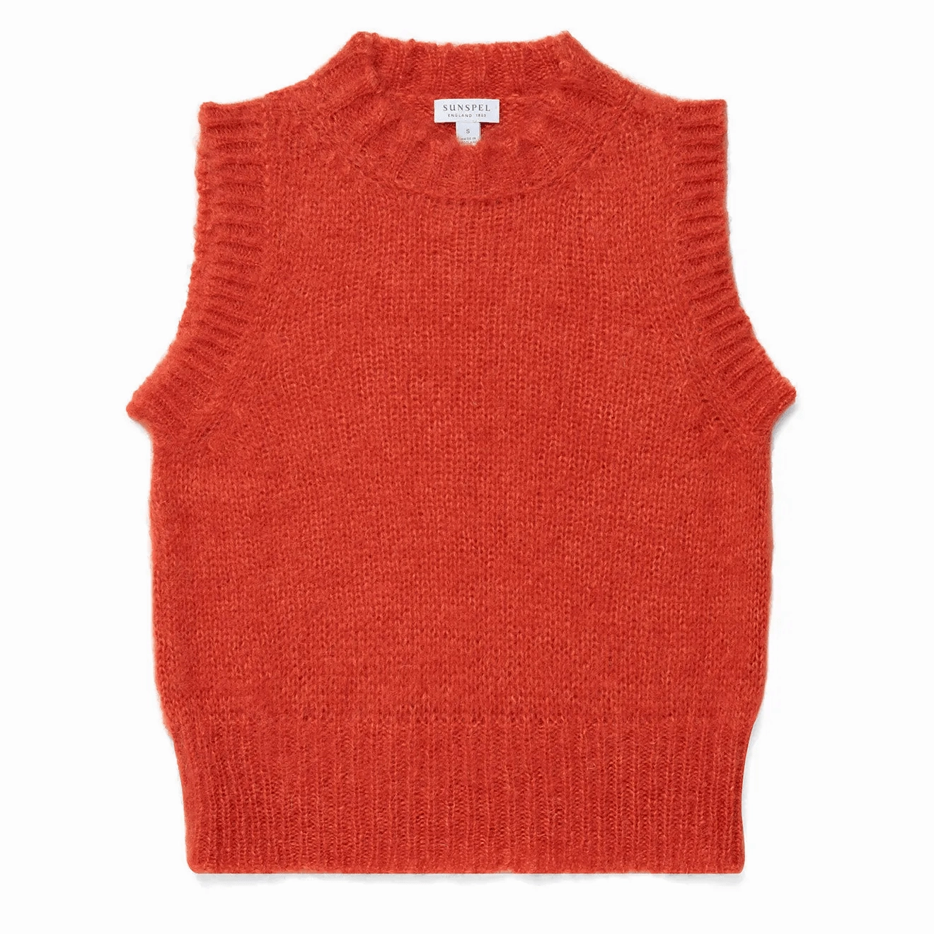 Biggest Savings Now Sunspel Womens Mohair Silk Vest Magma