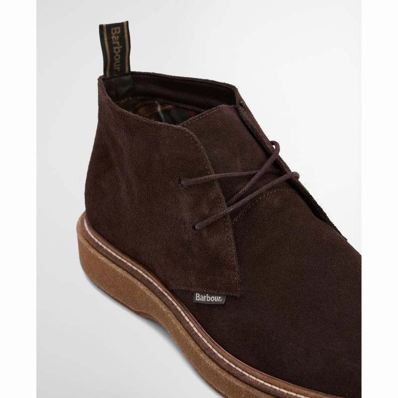 Clearance Sale Shop Grab Savings Barbour Blaine Mens Chukka Boot - Choc Suede