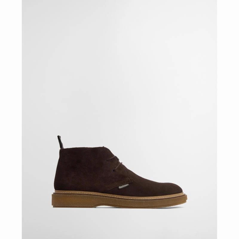 MustShop Sale Barbour Blaine Mens Chukka Boot - Choc Suede