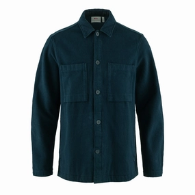 Grab It Fast Big Savings Today Fjallraven Singi Flannel Overshirt Dark Navy