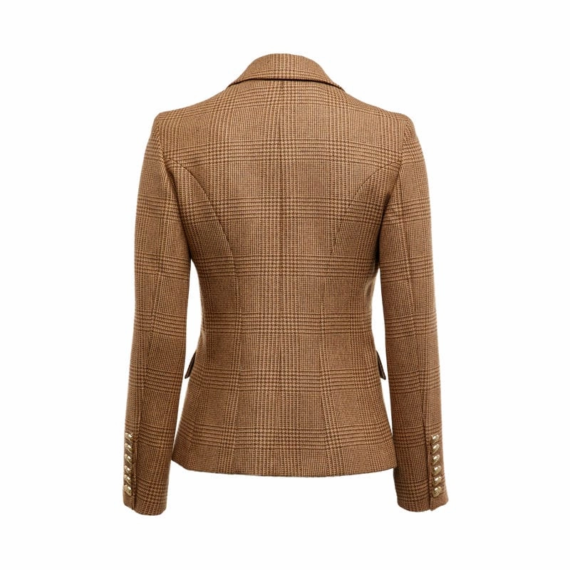 Holland Cooper Knightsbridge Ladies Tweed Blazer - Tawny Trending Hot Deal Clearance Event Today