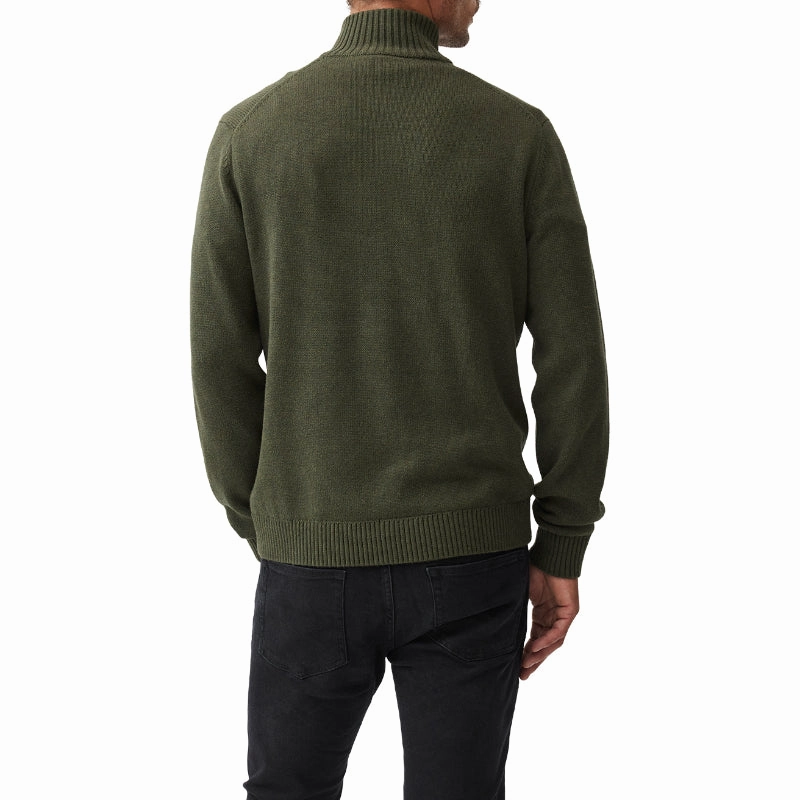 Limited Time Hot Deal Rodd & Gunn Merrick Bay Mens 1/4 Zip Jumper - Loden