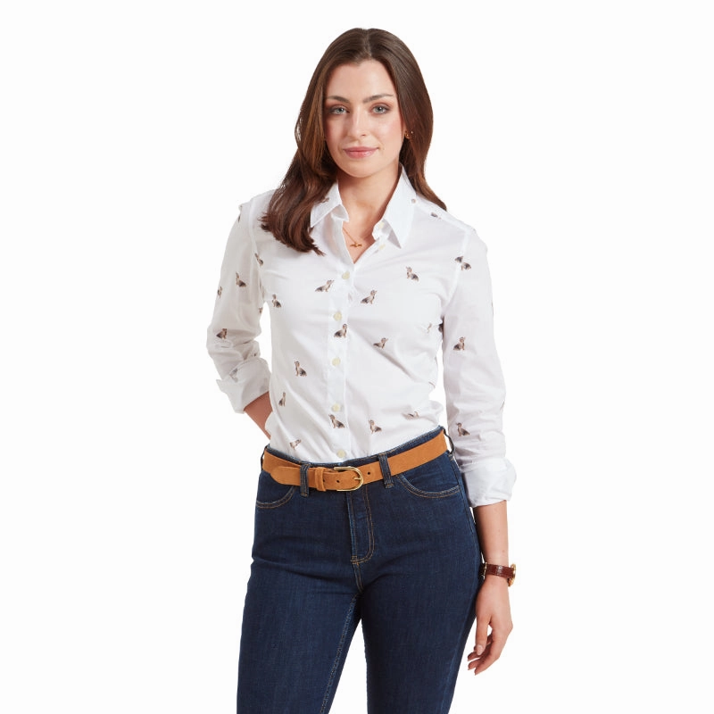 Schoffel Ladies Norfolk Shirt - Teckle Print Flash Sale Alert