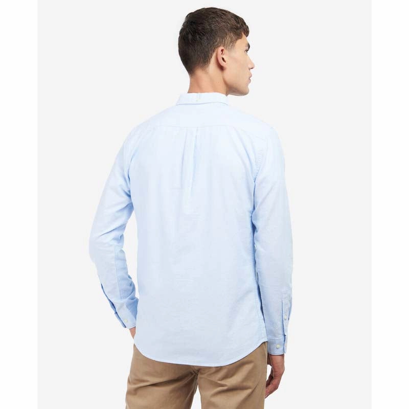 Barbour Oxtown Tailored Mens Shirt - Sky Mega Discount Event