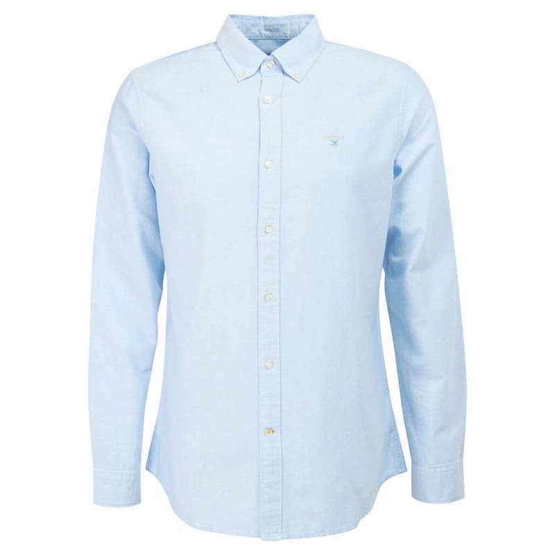 Sweet Deal Inside Gift Sale Event Barbour Oxtown Tailored Mens Shirt - Sky