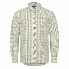 Special Price Offer Biggest Savings Now Blaser Tristan L/S Check Shirt Olive / Beige