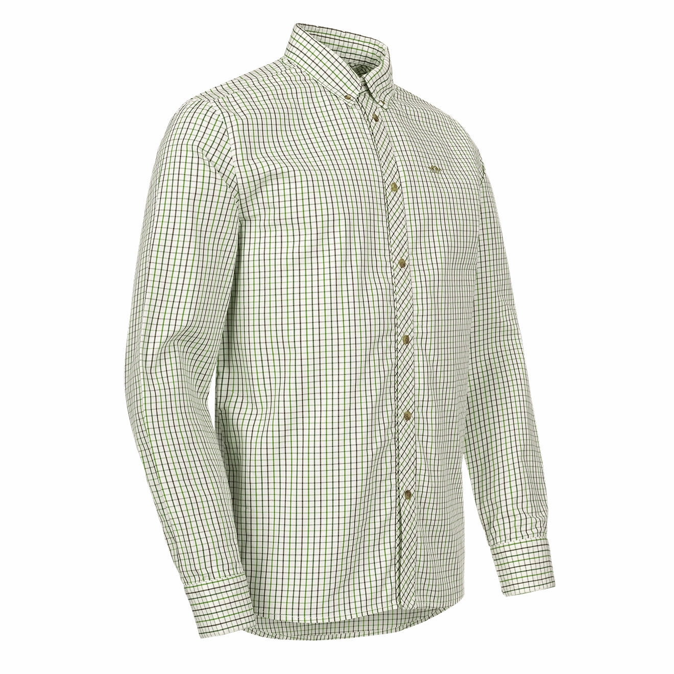 Dont Miss This Deal Blaser Tristan L/S Check Shirt Olive / Beige