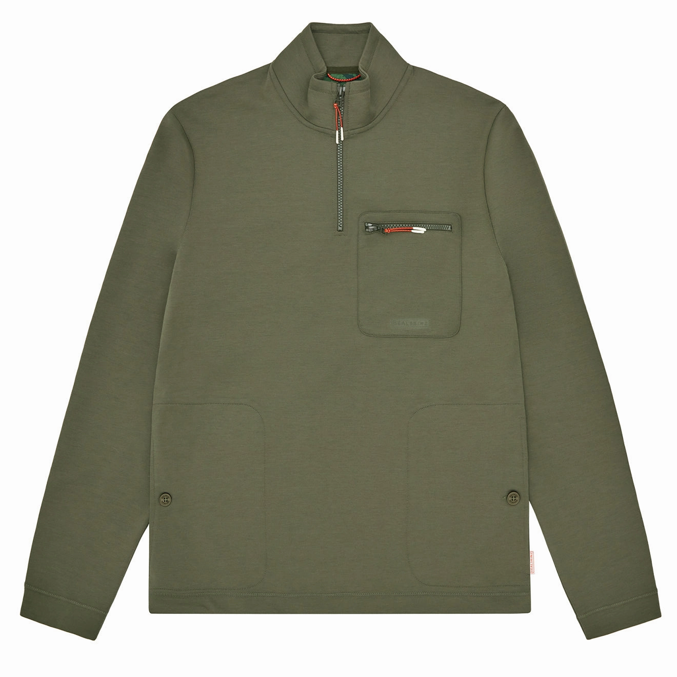Instant Discount Sealskinz Bunwell Half Zip Funnel Neck Sweater Olive