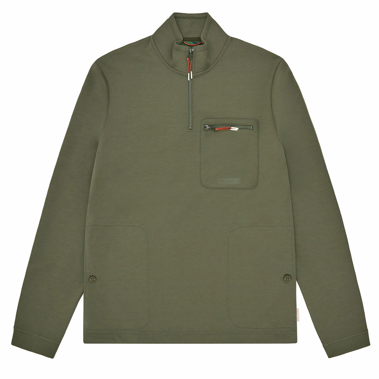 Trending Deals Today Best Deal Online Sealskinz Bunwell Half Zip Funnel Neck Sweater Olive