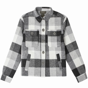 Special Online Offer Ariat Womens Ashford Shirt Jacket Heather Grey Plaid